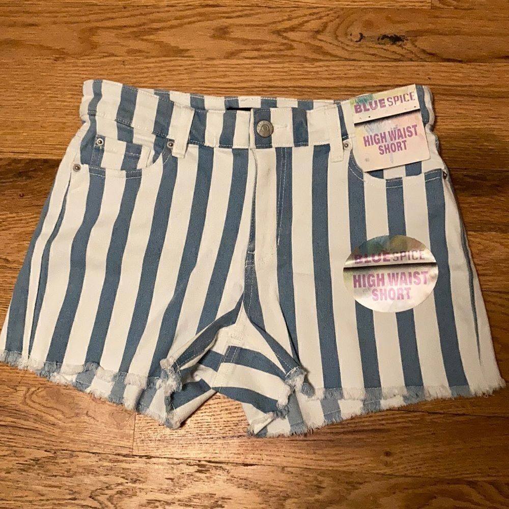 Blue Spice High Waist Short